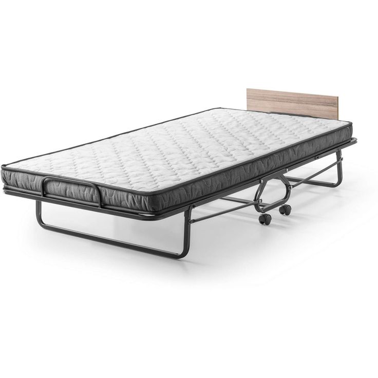Taitettava sängynrunko Linento Furniture Sigma, 80x190cm, musta