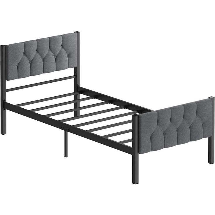 Sängynrunko Linento Furniture Stil, harmaa
