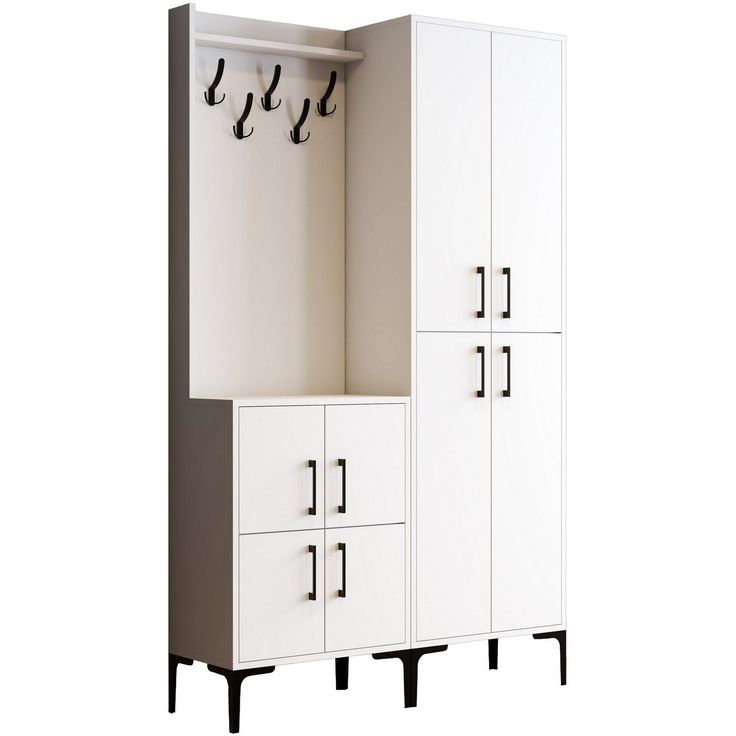 Säilytyskokonaisuus Linento Furniture Berlin BA, valkoinen