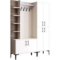 Säilytyskokonaisuus Linento Furniture Viyana 150cm, valkoinen