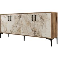Senkki Linento Furniture Kiev, marmorikuosi, ruskea/valkoinen