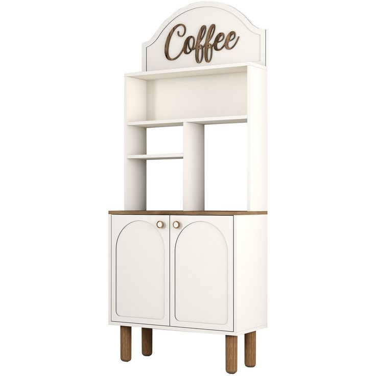 Aamiaiskaappi Linento Furniture Bohem 859 kermanvalkoinen