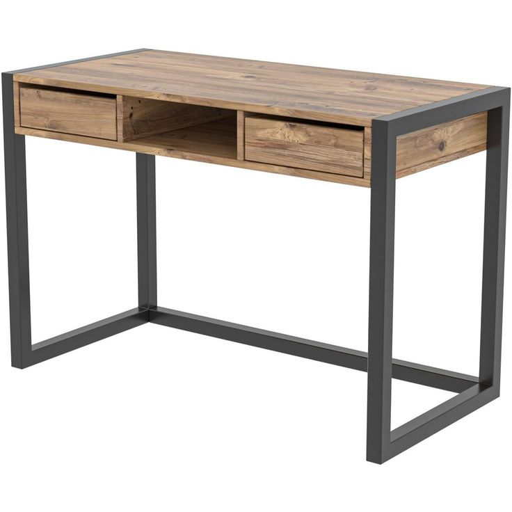 Työpöytä Linento Furniture Ogene, 105x55cm, ruskea