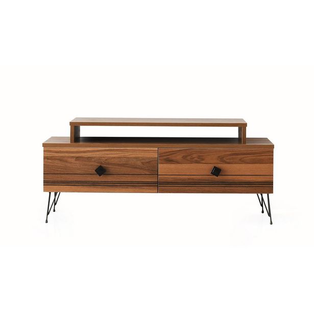 TV-taso Linento Furniture Kardelen, ruskea/musta