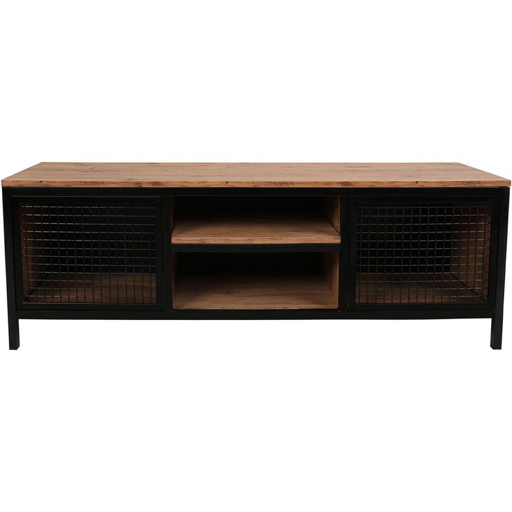 TV-taso Linento Furniture Zeno, leveys 150cm, ruskea/musta