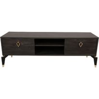 TV-taso Linento Furniture Posh tummanruskea