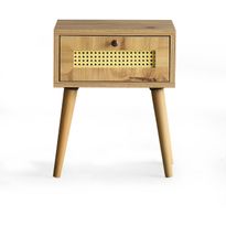 Yöpöytä Linento Furniture Euromos, ruskea