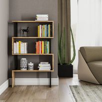 Kirjahylly Linento Furniture Ceylan, 80x128cm, ruskea