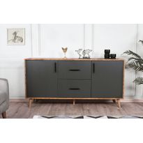 Senkki Linento Furniture Cordoba, ruskea/harmaa