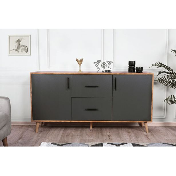 Senkki Linento Furniture Cordoba, ruskea/harmaa