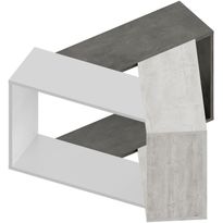 Sohvapöytä Linento Furniture Trio, valkoinen/harmaa