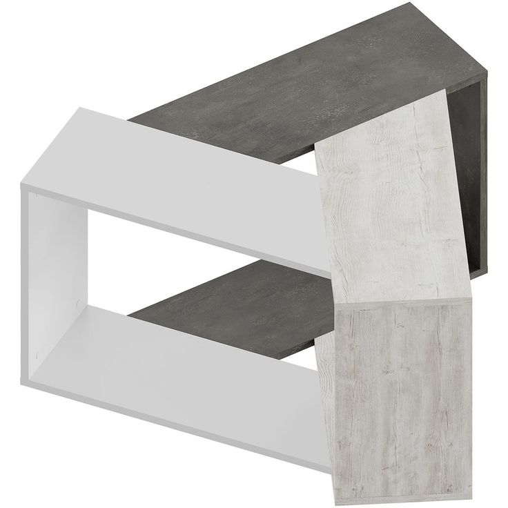 Sohvapöytä Linento Furniture Trio, valkoinen/harmaa
