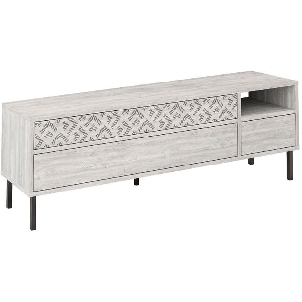 TV-taso Linento Furniture Heaton Ancient valkoinen