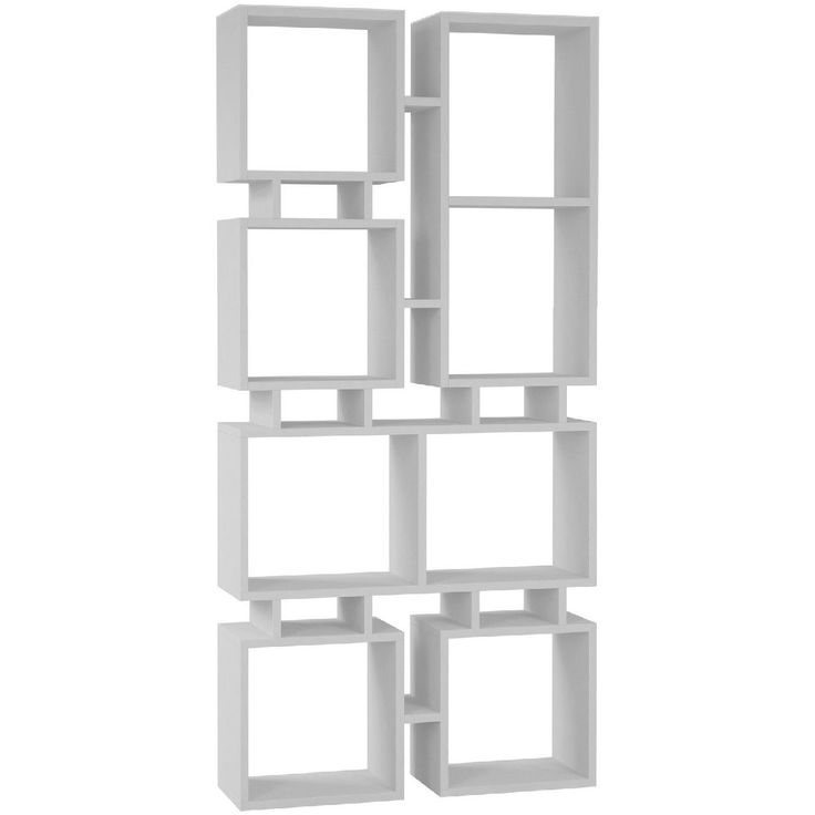 Kirjahylly Linento Furniture Rail No.1 valkoinen