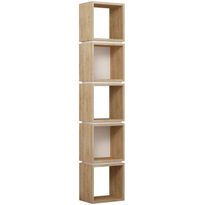 Kirjahylly Linento Furniture Multi, ruskea/valkoinen