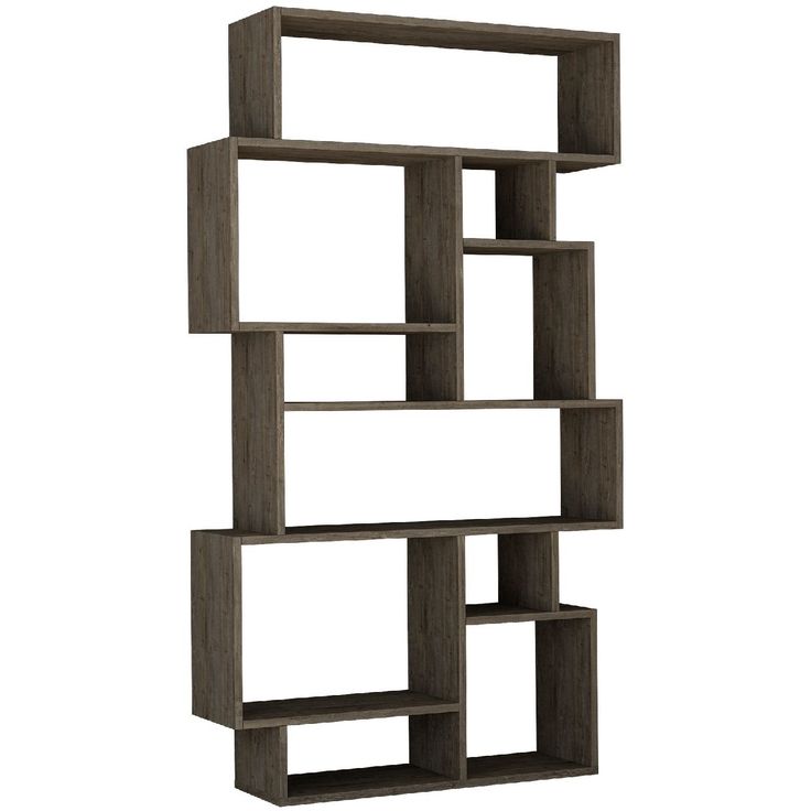 Kirjahylly Linento Furniture Karmato tummanruskea