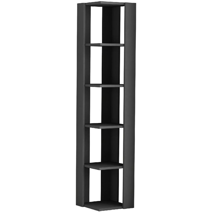 Kirjahylly Linento Furniture Nati antrasiitti