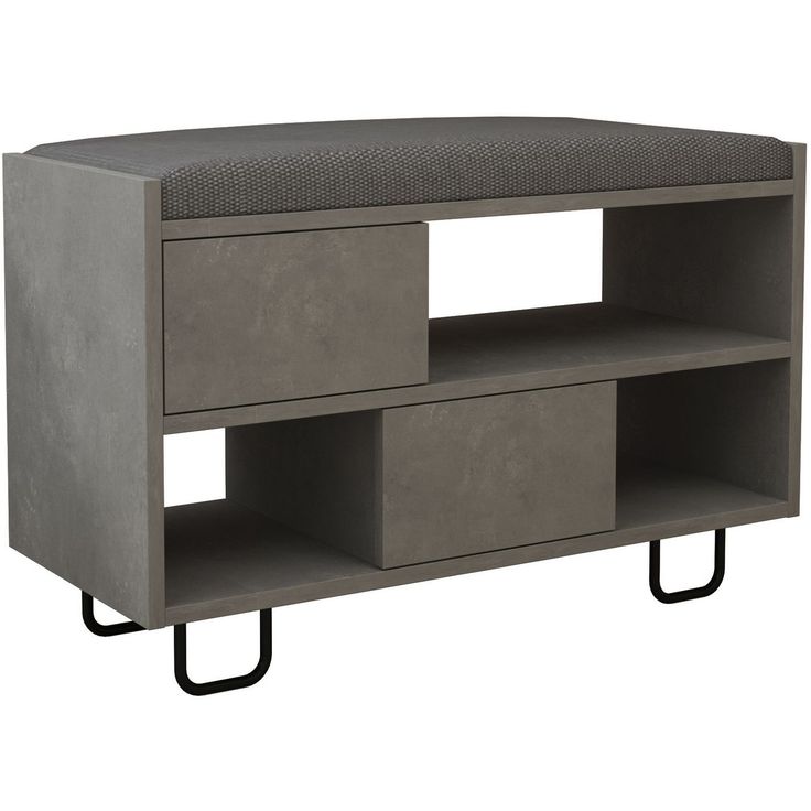 Kenkäkaappi Linento Furniture Troy, harmaa