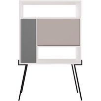 Hylly Linento Furniture Tatti, valkoinen/beige