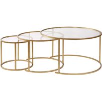 Sarjapöytä Linento Furniture Aurum, Ø80, Ø60 &amp; Ø42cm
