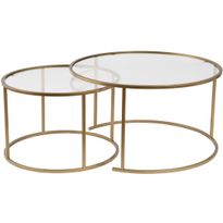 Sarjapöytä Linento Furniture Aurum, Ø80 &amp; Ø60cm