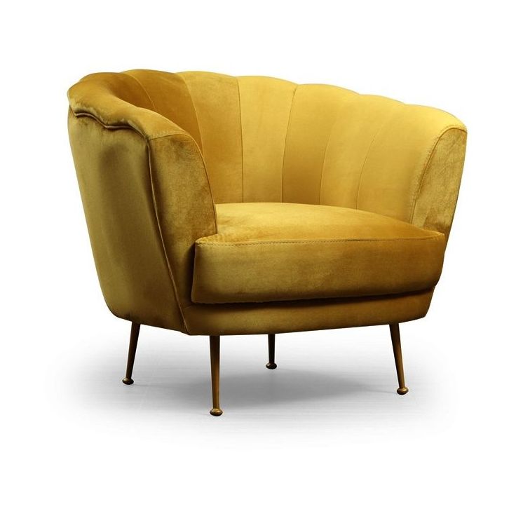 Nojatuoli Linento Furniture Daisy Armchair, keltainen