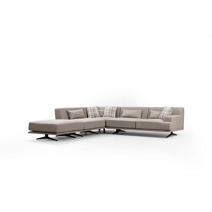 Avokulmasohva Linento Furniture Bentley, vasen, beige