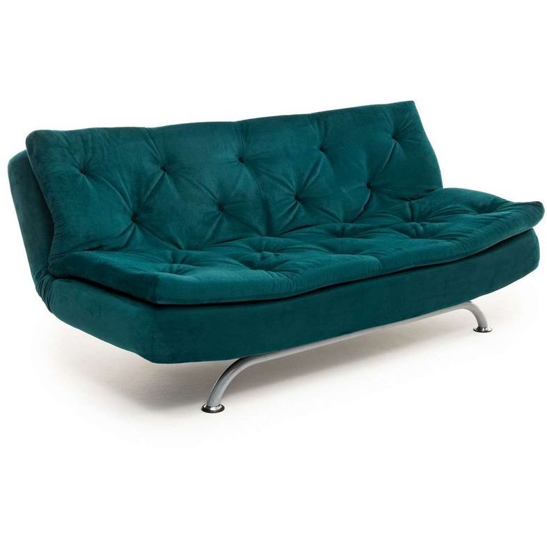 Vuodesohva Linento Furniture Rivo, 3-istuttava, leveys 185cm, petrolinvihreä