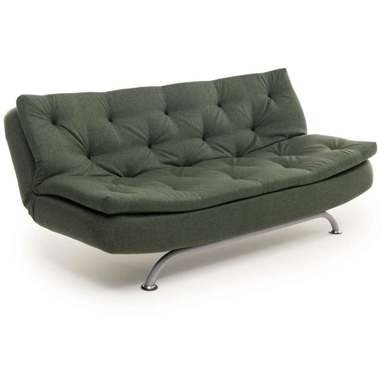 Vuodesohva Linento Furniture Rivo, 3-istuttava, leveys 185cm, vihreä