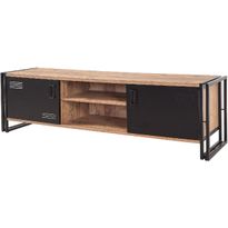 TV-taso Linento Furniture Cosmo Rex Atlantic Pine/musta