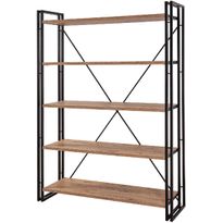 Kirjahylly Linento Furniture Cosmo Fix Atlantic Pine/musta