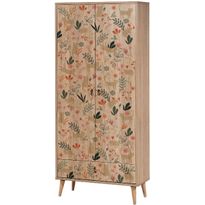 Vaatekaappi Linento Furniture City Cat, 80cm