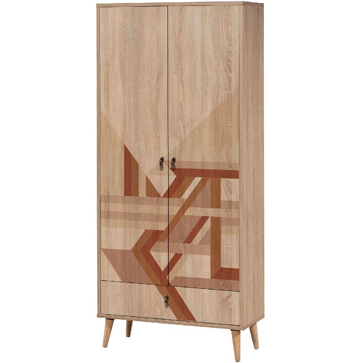 Vaatekaappi Linento Furniture City Flow 80cm