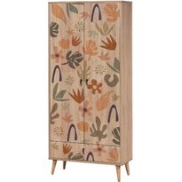Vaatekaappi Linento Furniture City Leaf, 80cm