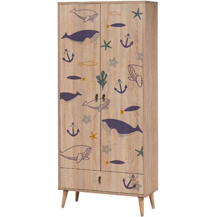 Vaatekaappi Linento Furniture City Marin 80cm