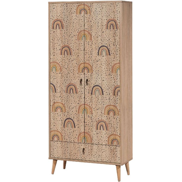 Vaatekaappi Linento Furniture City Rainbow 80cm