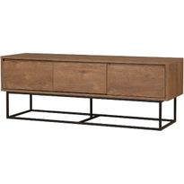 TV-taso Linento Furniture Milo 140 pähkinä/musta