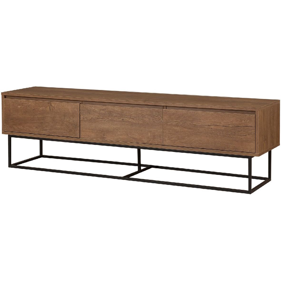 TV-taso Linento Furniture Milo 180 pähkinä/musta