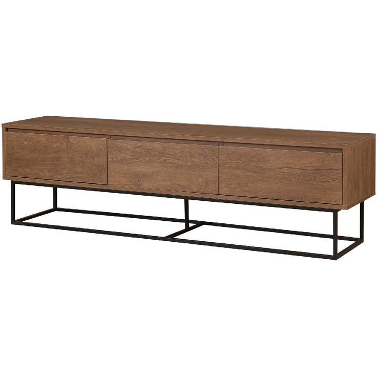 TV-taso Linento Furniture Milo 180 pähkinä/musta