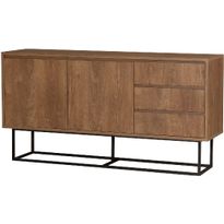 Senkki Linento Furniture Ruba pähkinä/musta