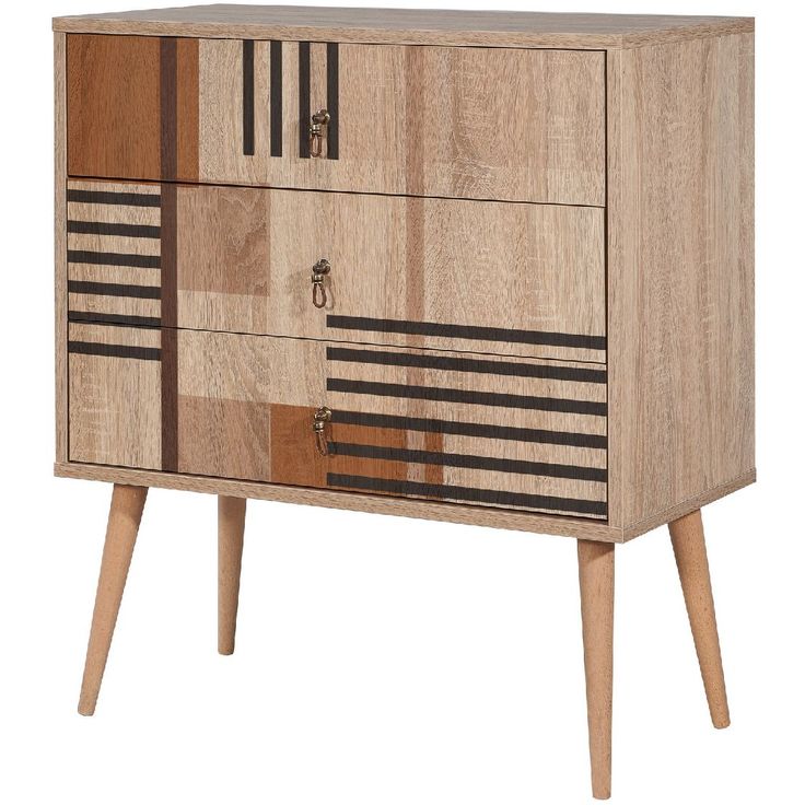 Lipasto Linento Furniture City Colorblock kuvioitu