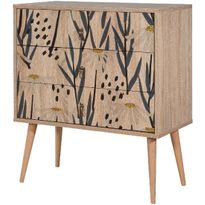 Lipasto Linento Furniture City Daisy kuvioitu