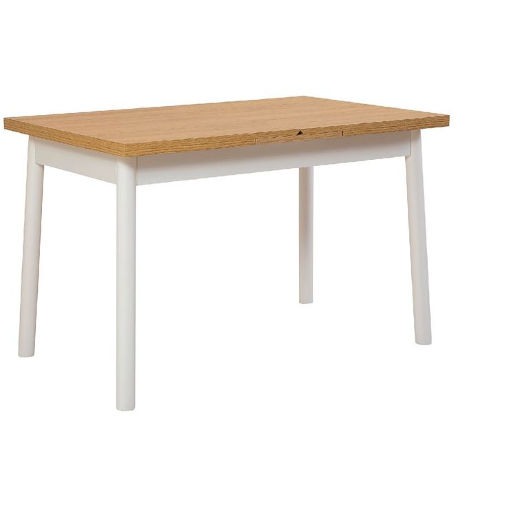 Ruokapöytä Linento Furniture Oliver Open Karina valkoinen