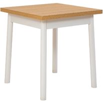 Pöytä Linento Furniture Oliver Kare Karina valkoinen/tammi