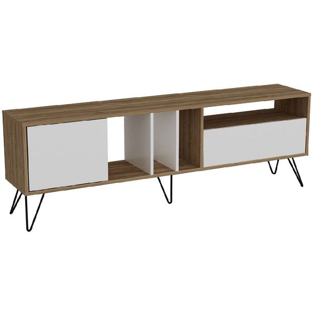 TV-taso Linento Furniture Mistico (180) pähkinä/valkoinen