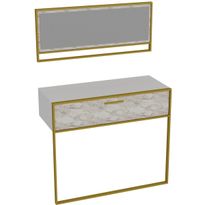 Sivupöytä ja peili Linento Furniture Polka, eri värejä