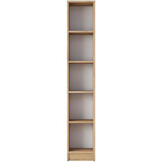 Kirjahylly Linento Furniture HC114-2661, korkeus 170cm, leveys 30cm, ruskea