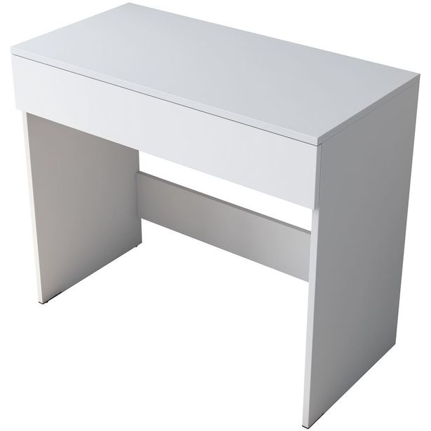 Meikkipöytä Linento Furniture BJ104-2342, valkoinen
