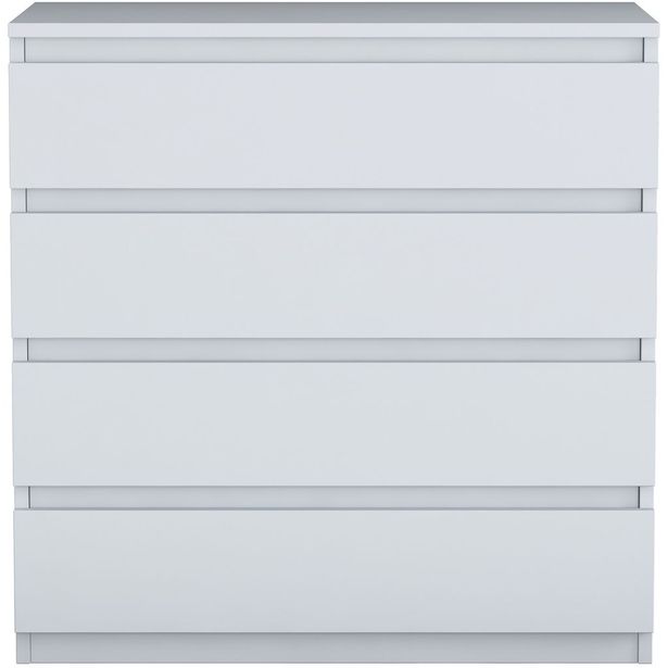 Lipasto Linento Furniture BE102-2431, leveys 80cm, valkoinen