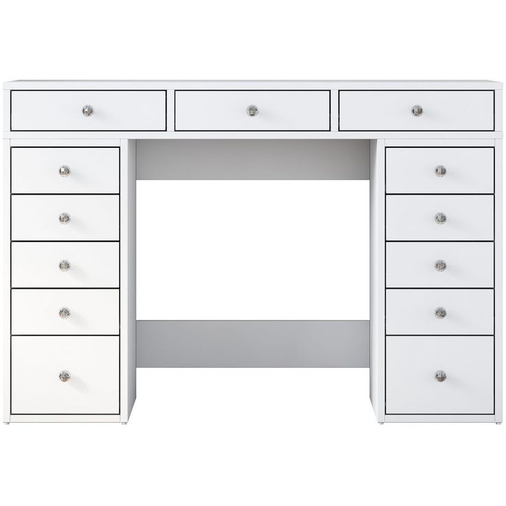 Meikkipöytä Linento Furniture BJ106 - 2881 valkoinen